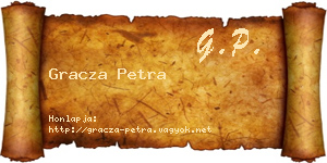 Gracza Petra névjegykártya